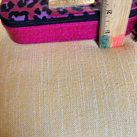Marc Jacobs Snapshot Bag Pink Leopard Print Case Glitter - Picture 9 of 9